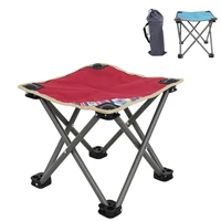 1pc mini outdoor foldable chair lightweight portable collapsible fishing stool for camping painting survival training