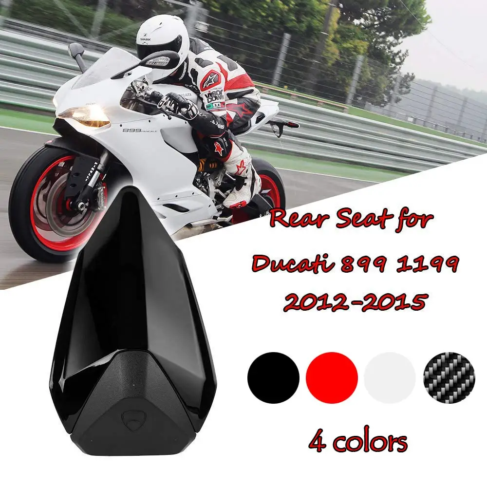 Заднее сиденье мотоцикла пассажира жесткое для соло капот Ducati 899 1199 Panigale R S 2012 2013