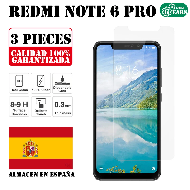 Защитное стекло для Xiaomi Redmi Note 6 Pro ультратонкое защита от царапин | Мобильные