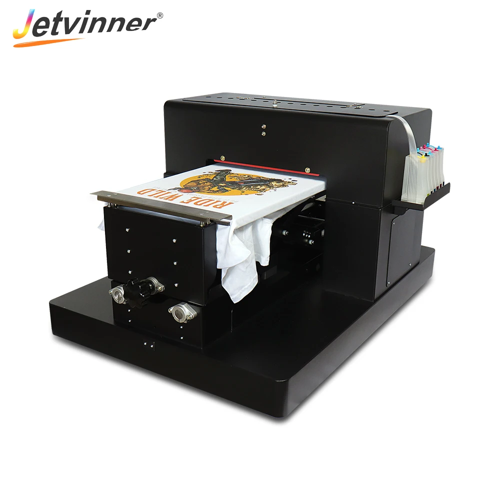 Планшетный принтер Jetvinner A3 размера без покрытия DTG принтеры для Белой и Черной