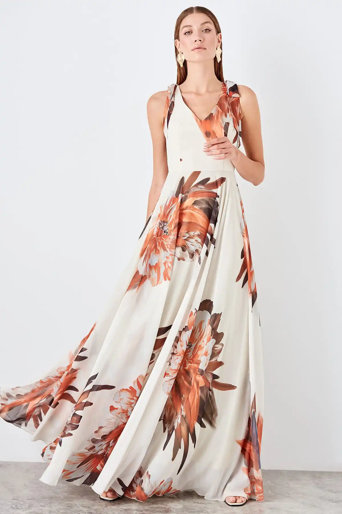 Trendyol вечернее платье TPRSS19AE0043|Вечерние платья| |