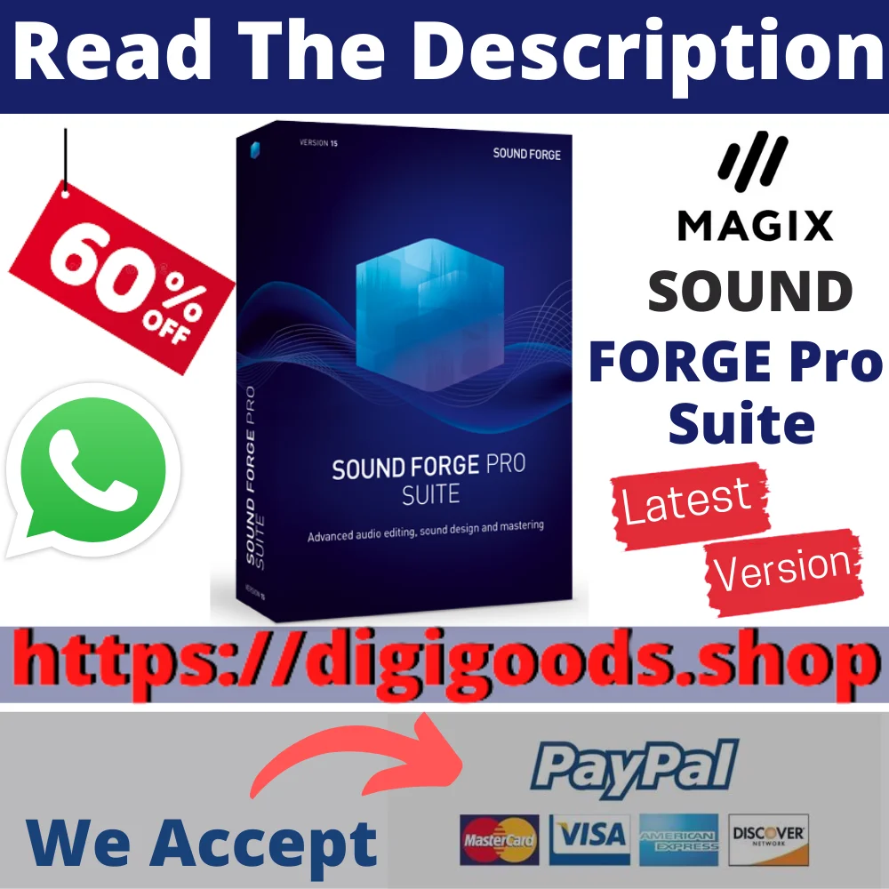 

{{MAGIX SOUND FORGE Pro Suite 15 | 2022✔️‌READ ‌D‌E‌S‌C‌R‌I‌P‌T‌I‌O‌N‌‌}}