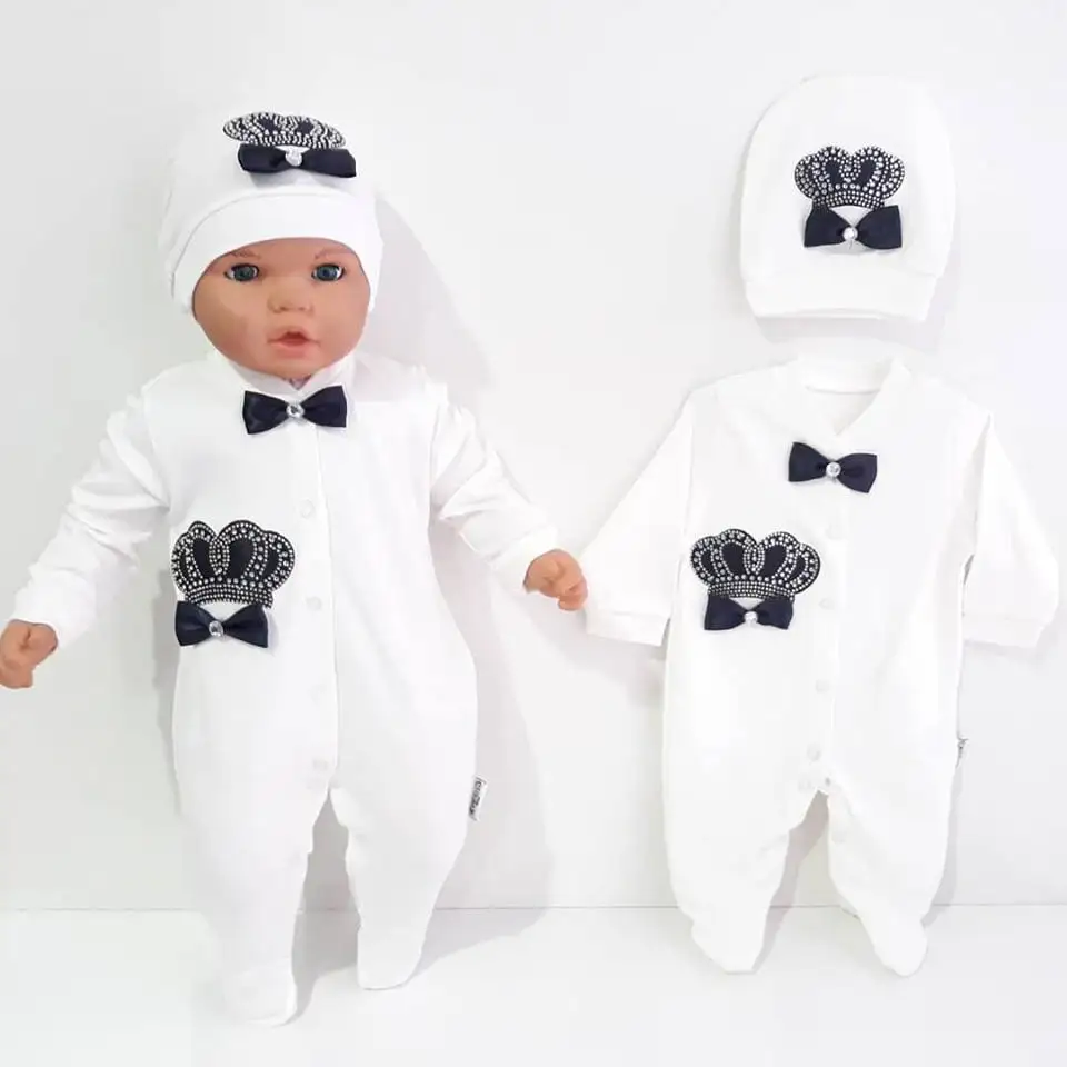 Коронованные лакированные детские комбинезоны Ncx| |