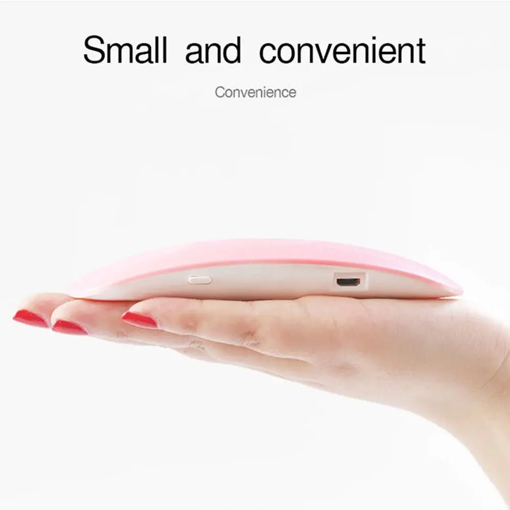 6W White Nail Dryer Machine UV LED Lamp Portable Micro USB Cable Home Use Gel Varnish 6 LEDS Art Tools | Красота и здоровье