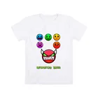 Детская футболка хлопок Geometry dash icons