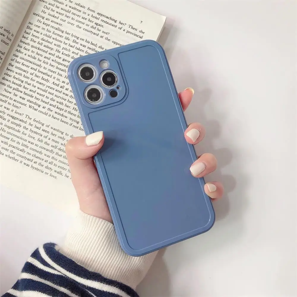 

NONE Shockproof Full Protection Soft Cover For iPhone 11 12 Pro Max Mini Mobile Phone Case For iPhone 7 8Plus SE2020 Phone Case