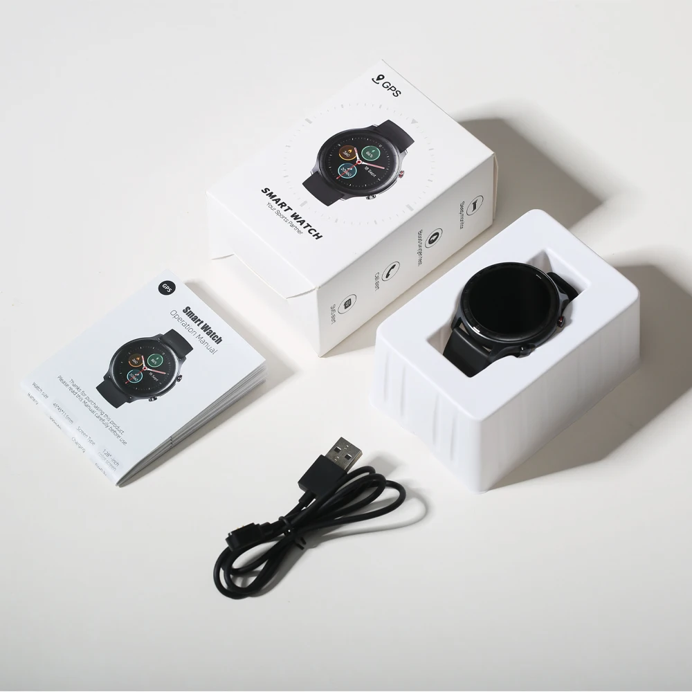 DOOGEE CR1Pro Smartwatch 1.28‘’ TFT  300mAh Bluetooth 5.0 Smart Watch GPS 5ATM Waterproof SmartWatch Fitness Heart Rate Calorie images - 6