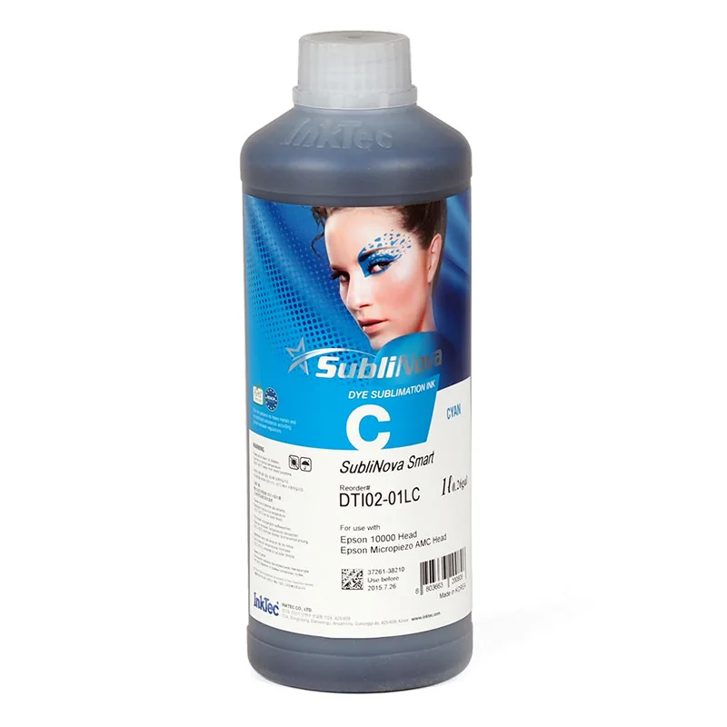 Чернила сублимационные Inktec DTI01-01LB DTI02-01LC DTI03-01LM DTI04-01LY DTI05-01LLC DTI01-01LLM 1 литр - купить по