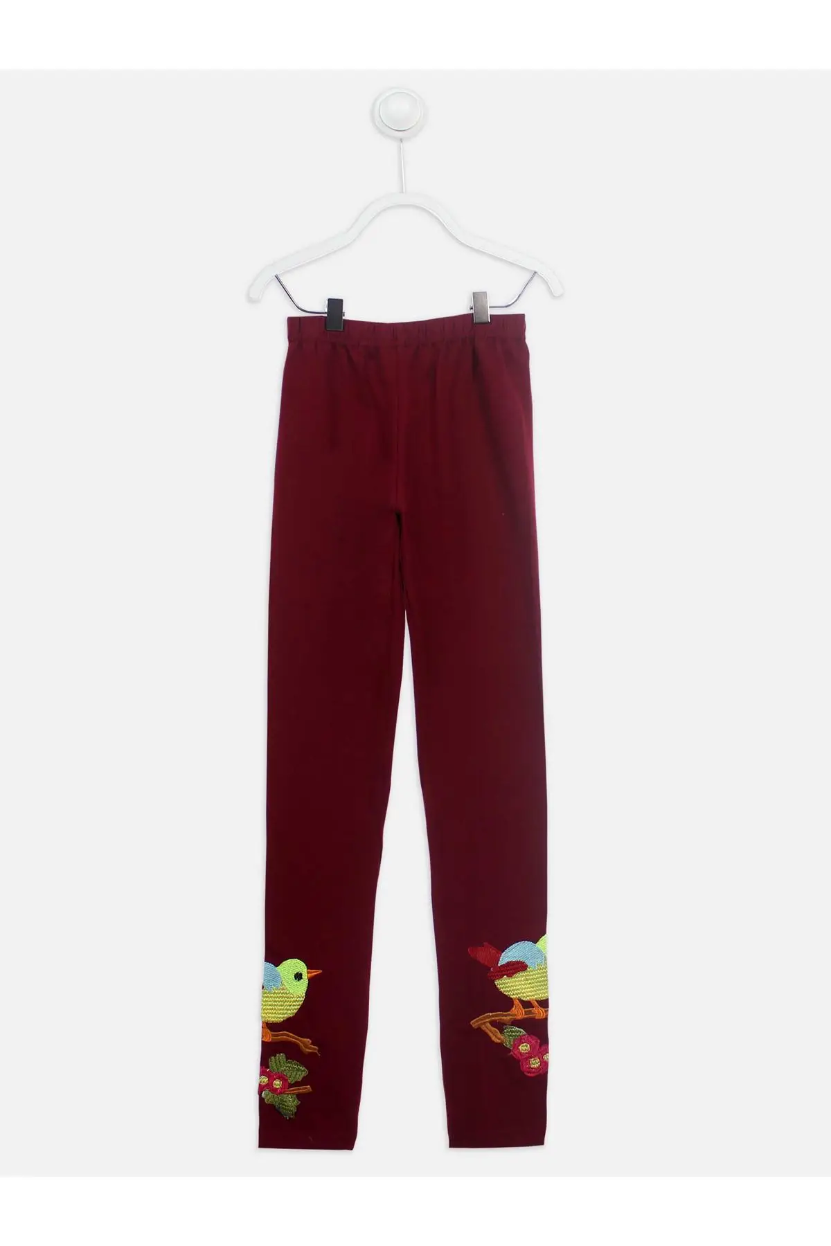 Бордовые сезонные детские колготки для девочек|Брюки| |