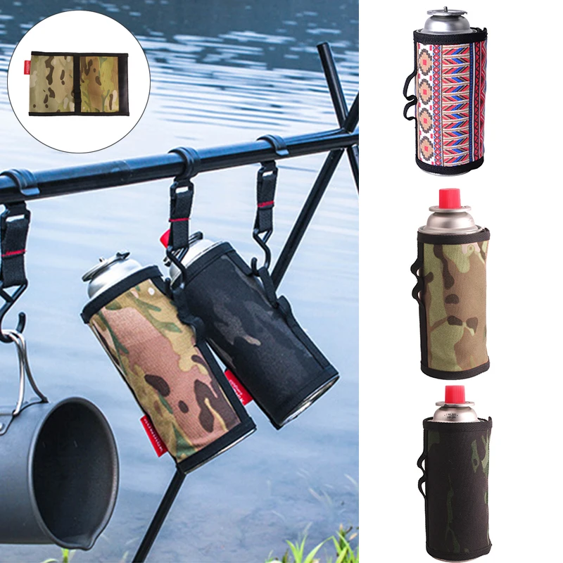 

Портативный Кемпинг Бензобак чехол газовый баллон Защитная крышка прочная крышка контейнера мешок топлива цилиндр сумка для хранения