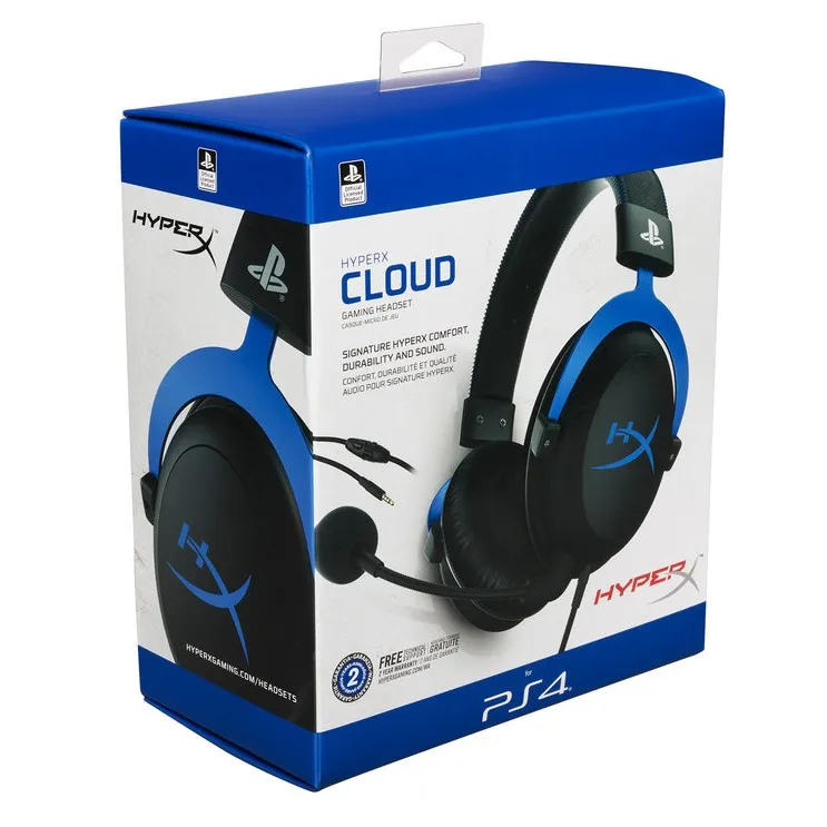 Игровые наушники HyperX Cloud Blue для PS4 (HX-HSCLS-BL/EM) | Электроника