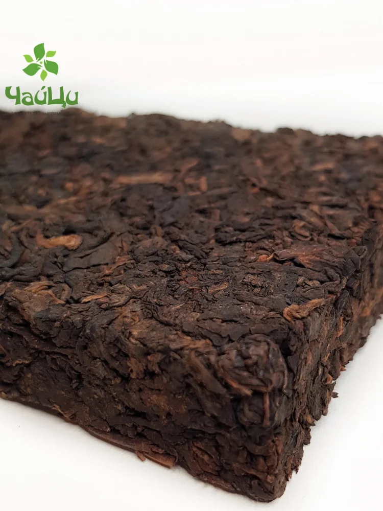 Китайский Юньнань чёрный шу Пуэр &quotЧерная жемчужина&quot 2018г. кирпич 250гр.| |