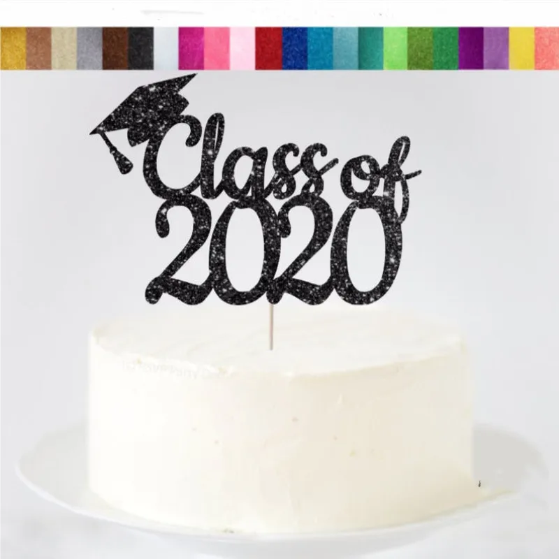

Индивидуальный класс 2020 Φ, персональный Золотой Топпер на выпускной 2020, декор для Выпускной вечеринки, декор градиента, градиент 2020