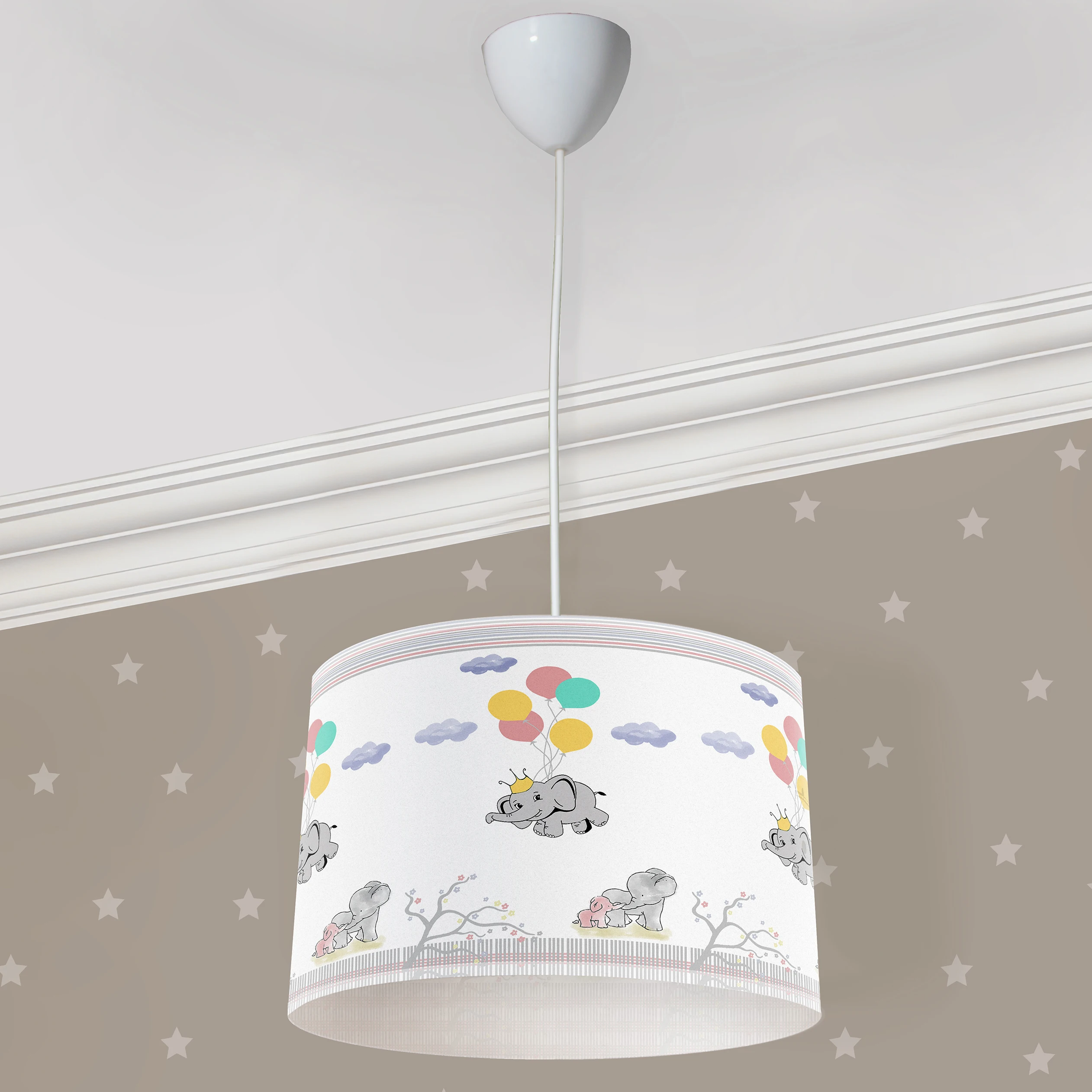 

Space Decorated Children 'S Room Pendant Lamp Chandelier Planet Earth Space Astronaut Baby Room Decoration