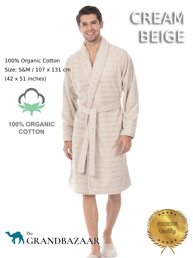 

Women Bathrobe - %100 Organic Cotton. World Famous Premium Quality Robe. Extremely Absorbent, Soft & Cozy. Fast Drying Ability.