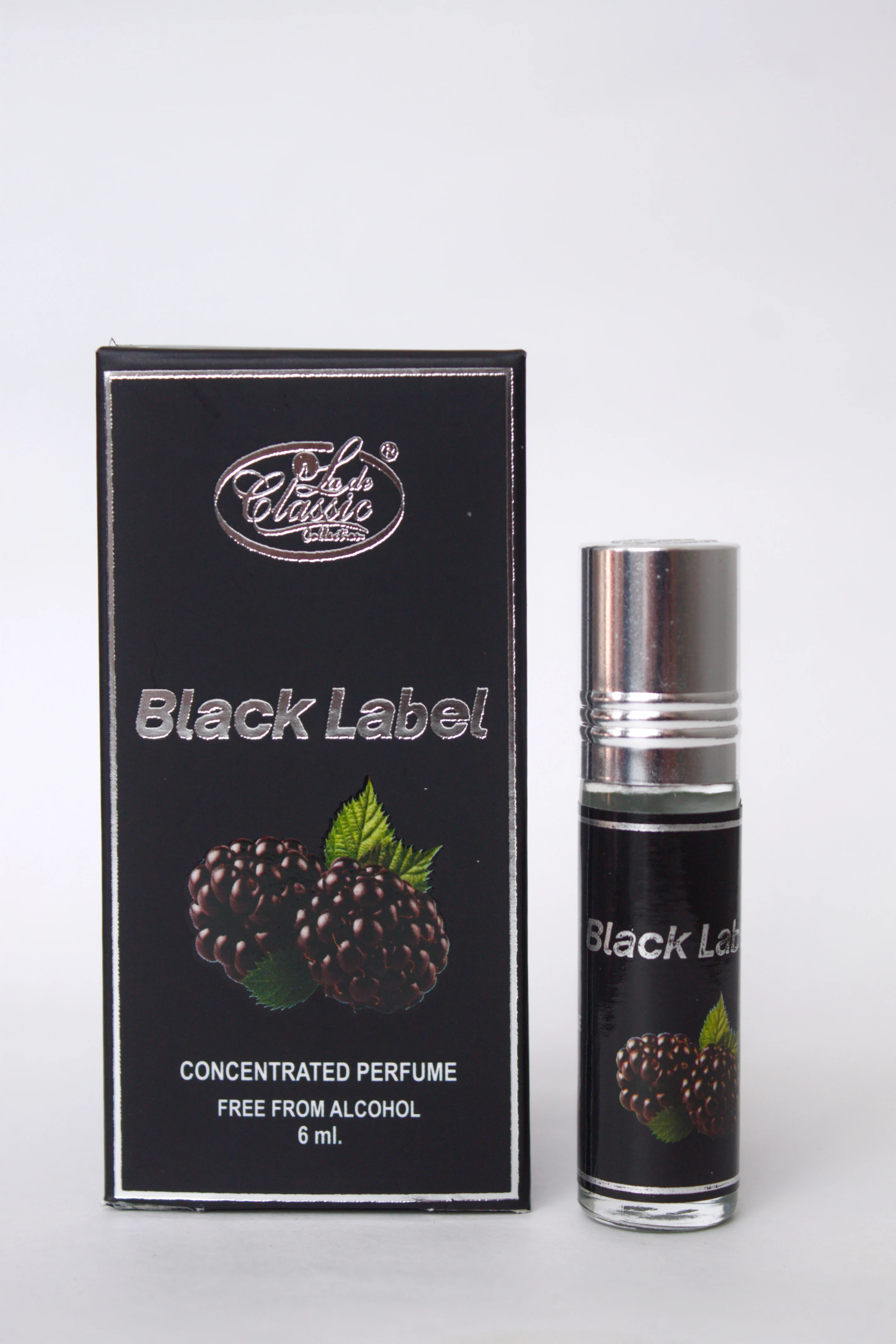 Арабские масляные духи Lade De Classic Black Label Ла де Классик фруктовый парфюм 6 мл