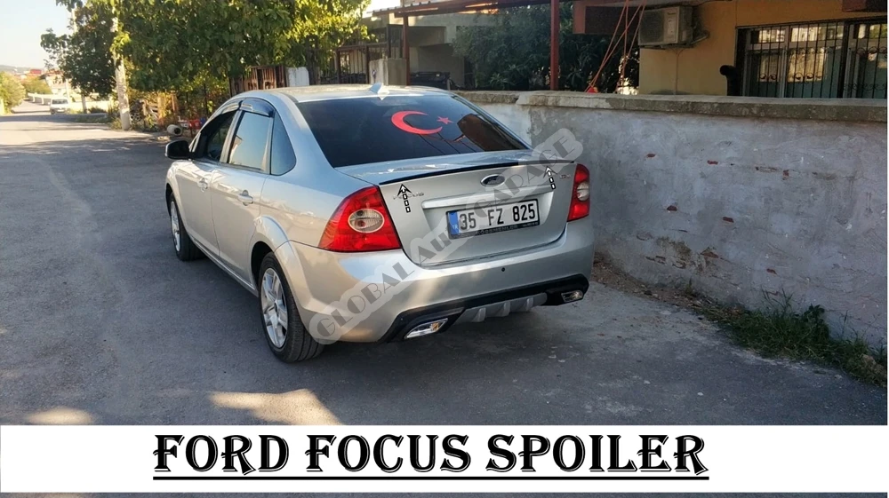 

Для FORD FOCUS 2 спойлер 2005-2011 Автомобильный аксессуар универсальные Спойлеры автомобильная антенна для стайлинга автомобильного порога диффуз...