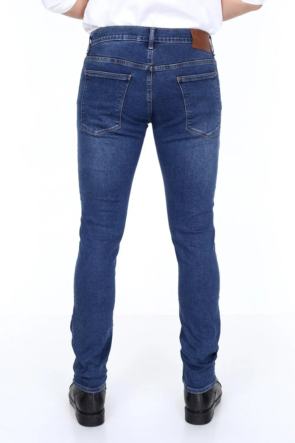 HW 15624-2 Мужские джинсы Slim Fit стрейч мужской подарок для настоящего Европейского