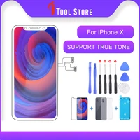 true tone supported for iphone x lcd screen display with 3d force touch digitizer for iphone 10 no dead pixel replacement new