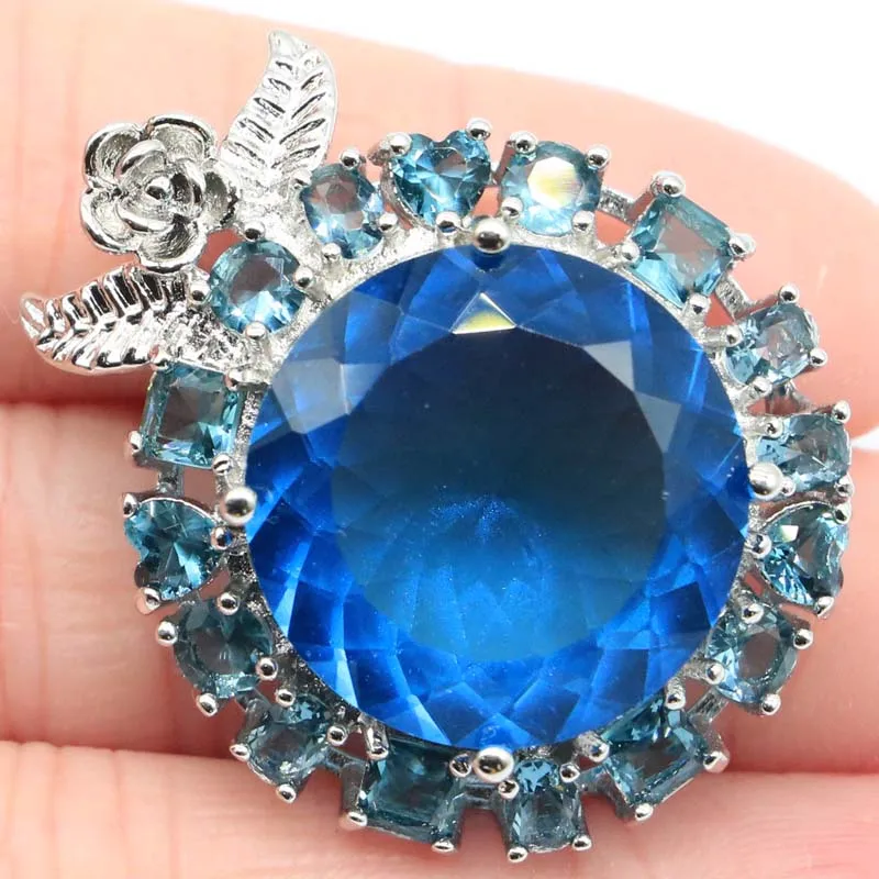 Изысканная Блестящая серебряная подвеска 34x29 мм с изображением лондонского