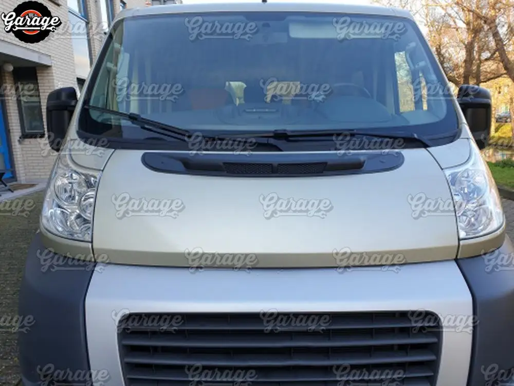 Воздухозаборная накладка на капот для Citroen Jumper 2006 2013 с сеткой аксессуары из АБС