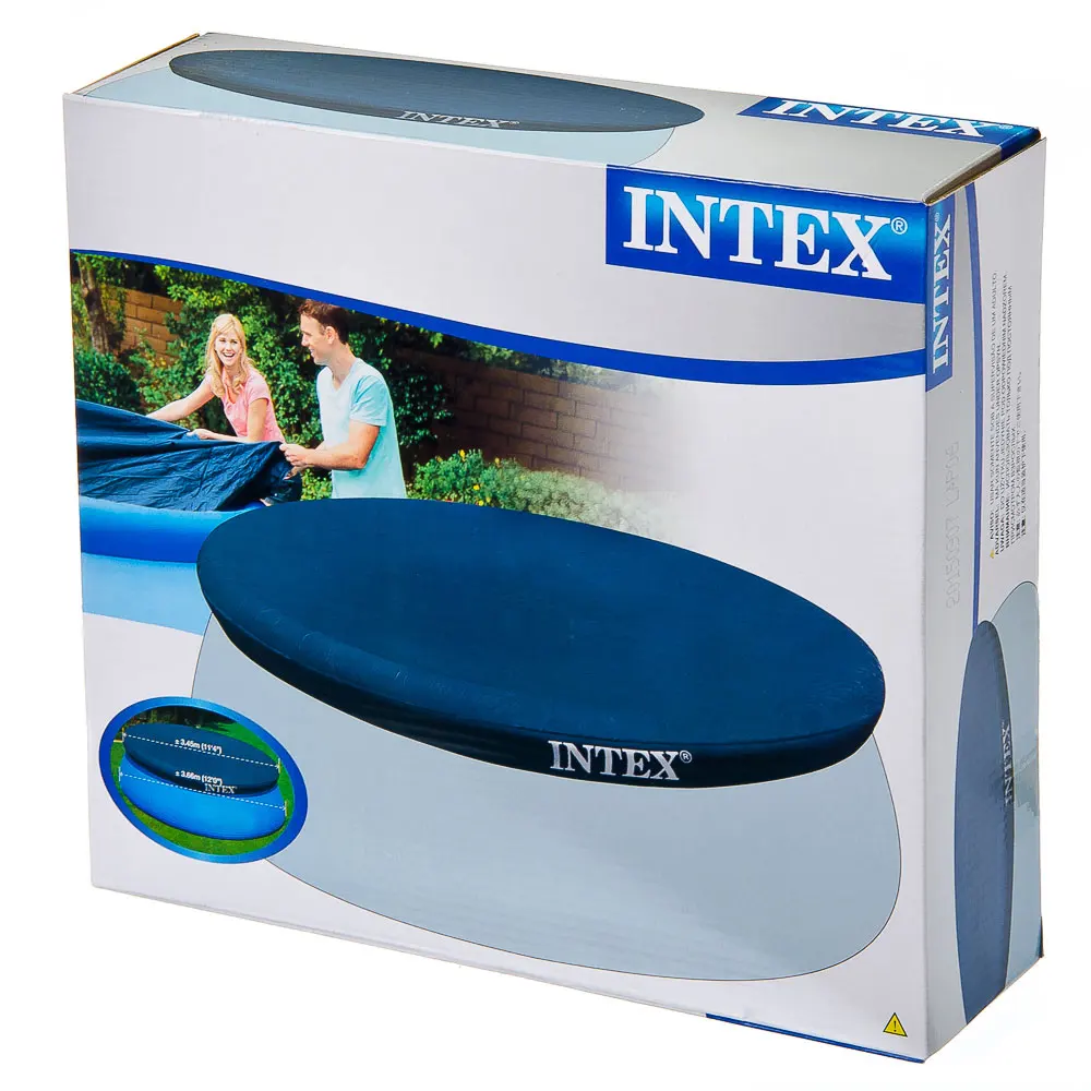 Навес Крышка для плавательного бассейна Intex 28022 28021 28020 Easy Set синий 244 см 305 366 | Спорт