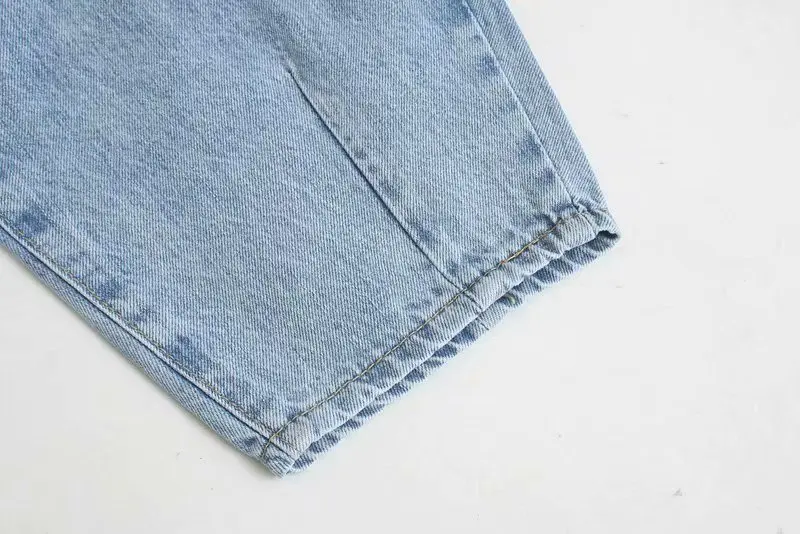 Obrix повседневные стильные легкие свободные женские джинсы с высокой талией