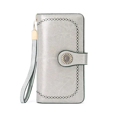 

High Fashion Quality Genuine Leather Women Wallet Female Cow Split Leather Mini Coin Change Purse Vintage Lady Key Holder