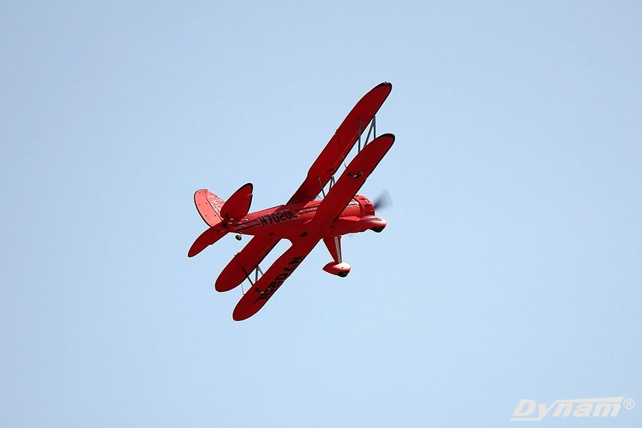 Dynam Waco Red EPO 1270mm Wingspan Biplane Remote Control Mode 2 RC самолет|Радиоуправляемые самолеты| |