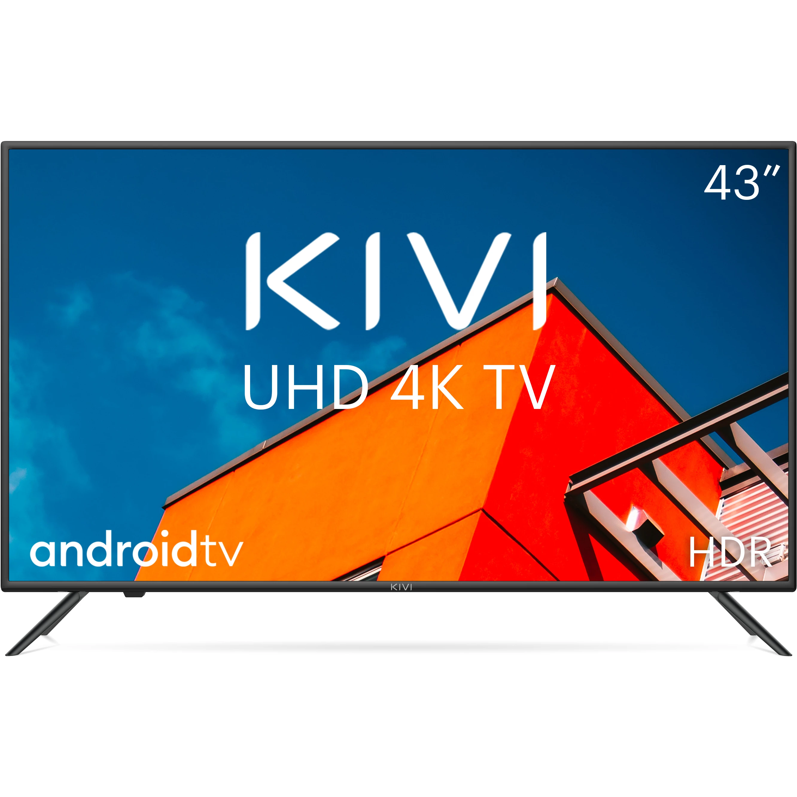 Телевизор KIVI 43" 43U710KB UHD 4K Smart TV Google Android 9.0 HDR Голосовой ввод Wi Fi 5GHz|Телевизоры| |