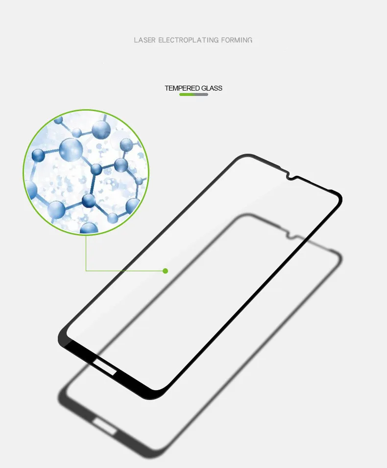Protective glass full screen Pro + for Huawei y7a/P smart 2021/enjoy 20 SE/honor 10x Lite/Nova 8se | Мобильные телефоны и
