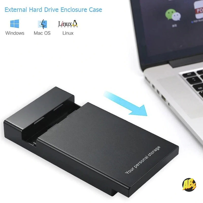 Бокс для жесткого диска HDD 3.5 USB 3.0 SATA III 5 Гбит/с внешний корпус адаптер sata usb чехол