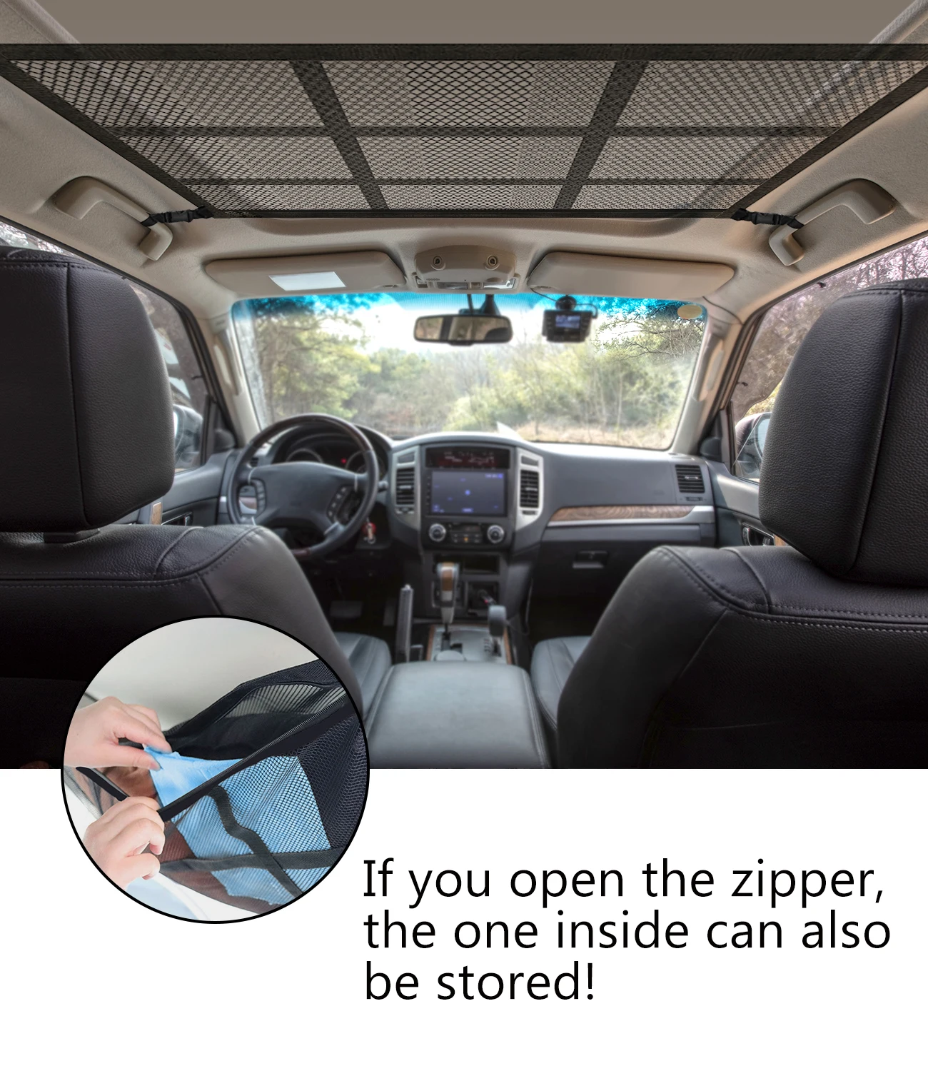 Универсальный 2-слойный сетчатый органайзер для багажника | Автомобили и