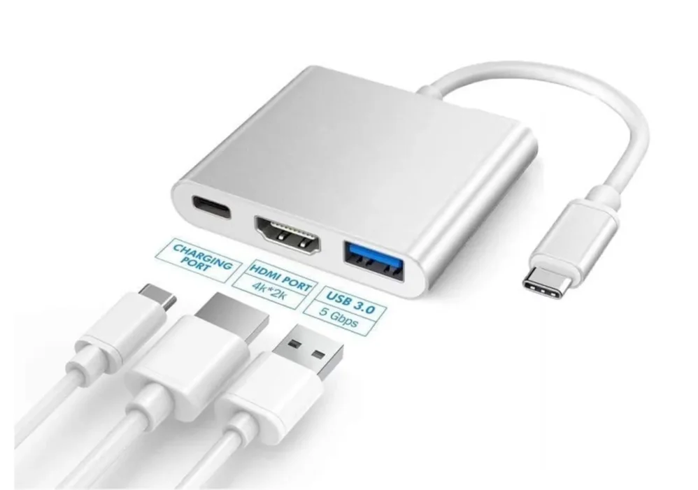 Адаптер-переходник с Type-C USB HUB in 1 Multiport на HDMI 3.0 | Компьютеры и офис