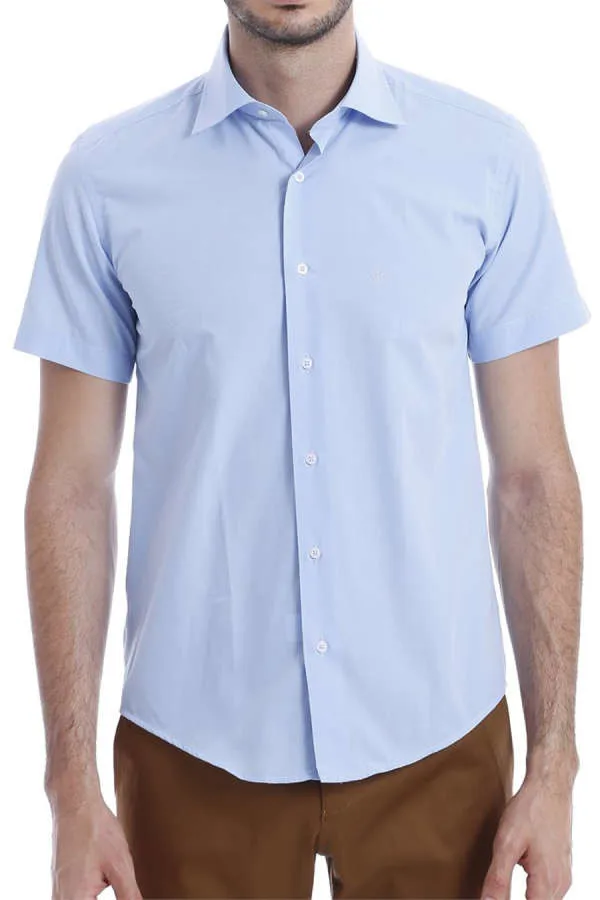 

Short-Sleeve Terikoton Slimfit Blue Male Shirt Unimart Shop