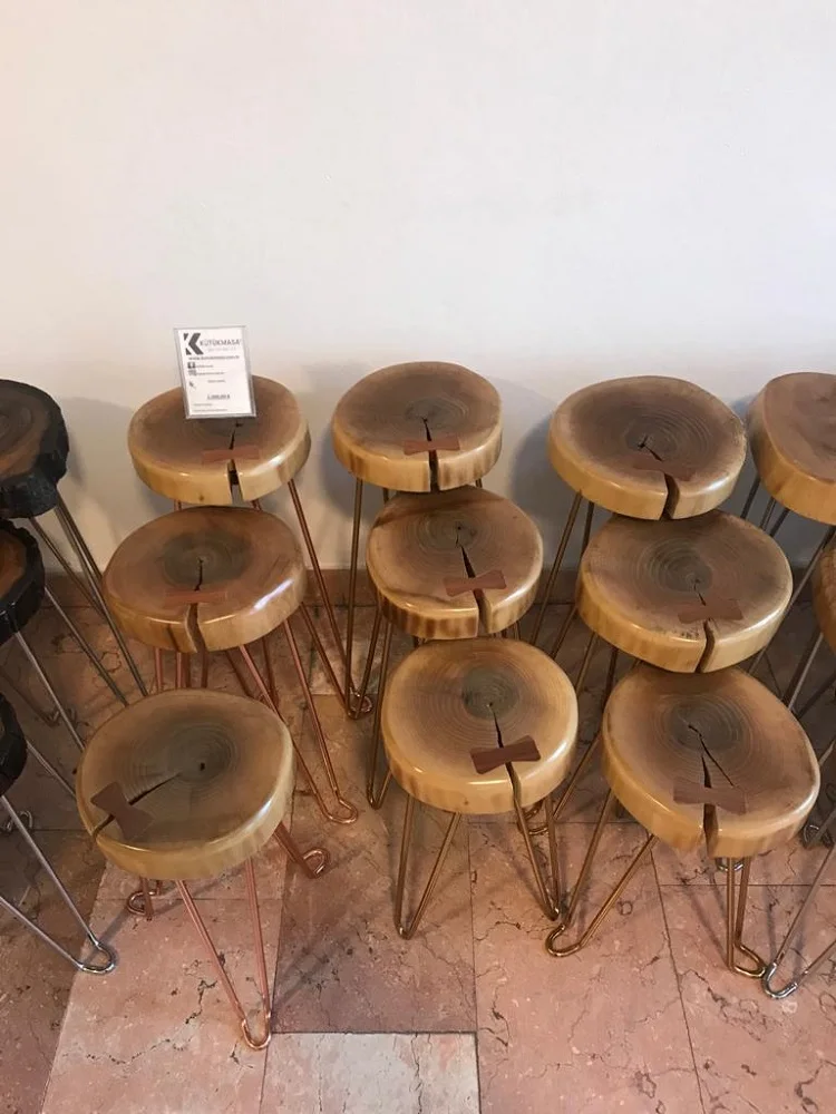 Натуральный сформированный оригинальный Орех Деревянный черный окрашенный