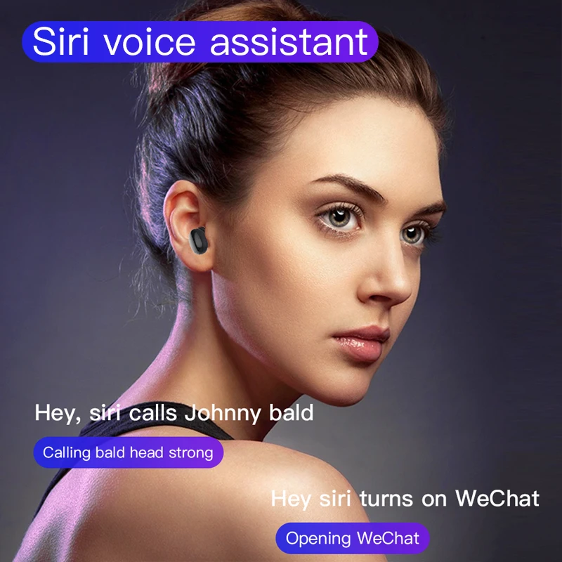 Настоящие беспроводные наушники Bluetooth наушники беспроводные наушники TWS беспроводные наушники 5,0 музыкальные спортивные наушники с микрофоном
