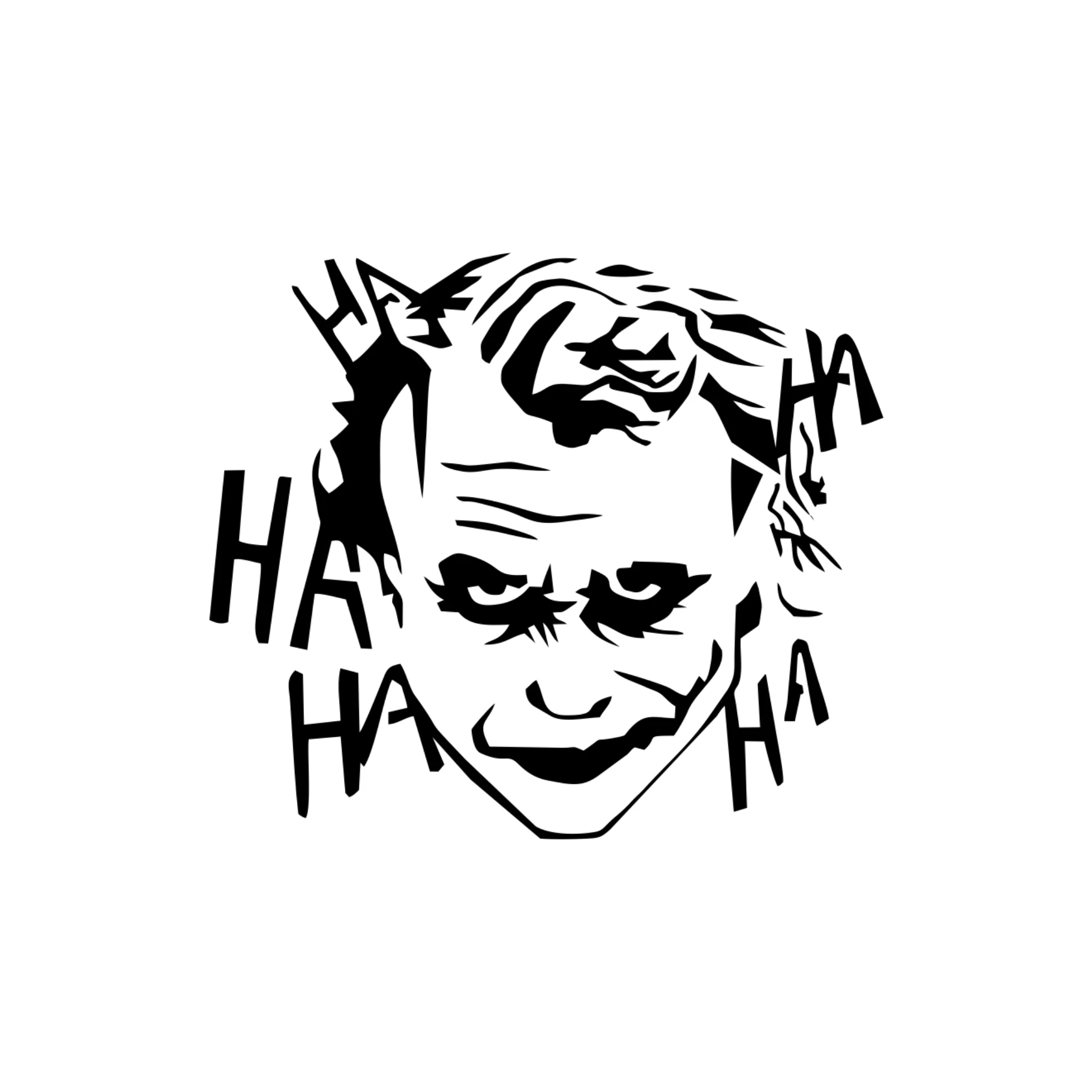 Stickers (car goods) sticker on the car from vinyl film. &quotJoker&quot | Автомобили и мотоциклы