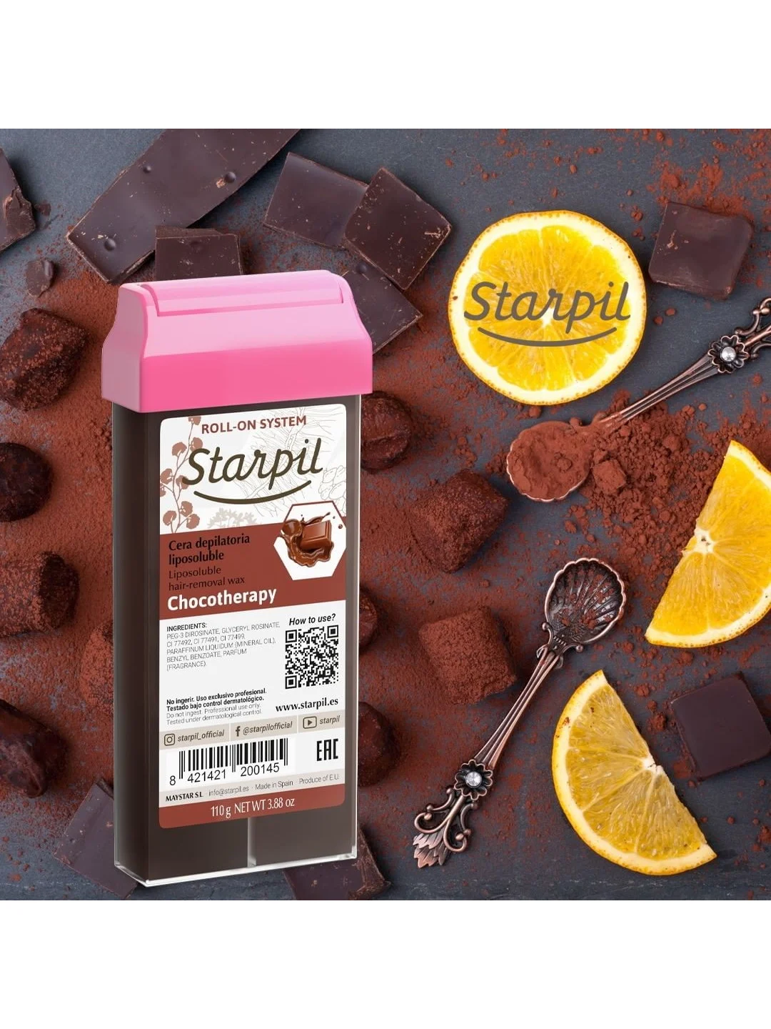 Воск для депиляции STARPIL шоколадный/chocotherapy 110 г | Красота и здоровье