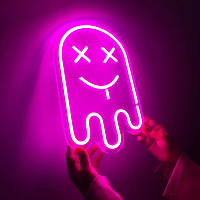 Пользовательские неоновая вывеска для организаций и магазинов с рисунком