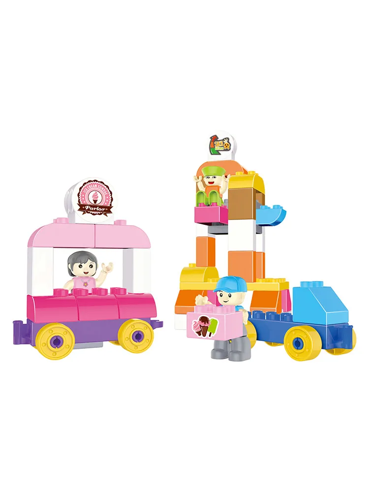 Конструктор блочный 41 деталей Funkids &quotСтоун Потерялся&quot | Игрушки и хобби