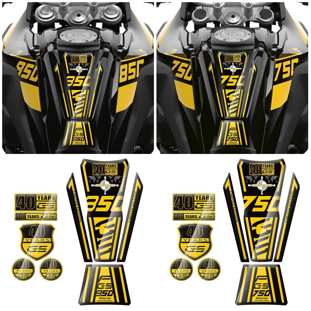 

For BMW Motorrad f 750 850 gs F750GS F850GS 2020-2022 40 Year Motorcycle Gas Tank Pad Protector