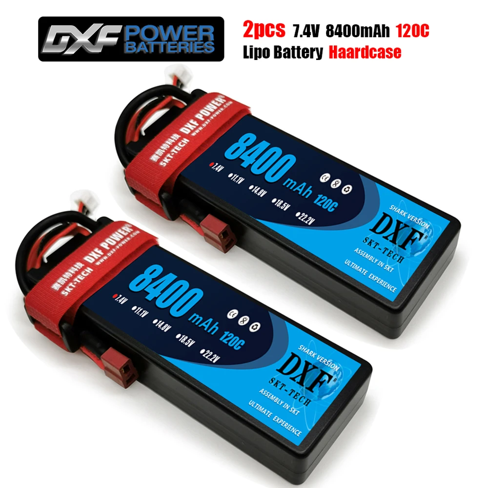 аккумулятор dxf lipo 2s 74 в 5200 мач 6400 мач 6500 м