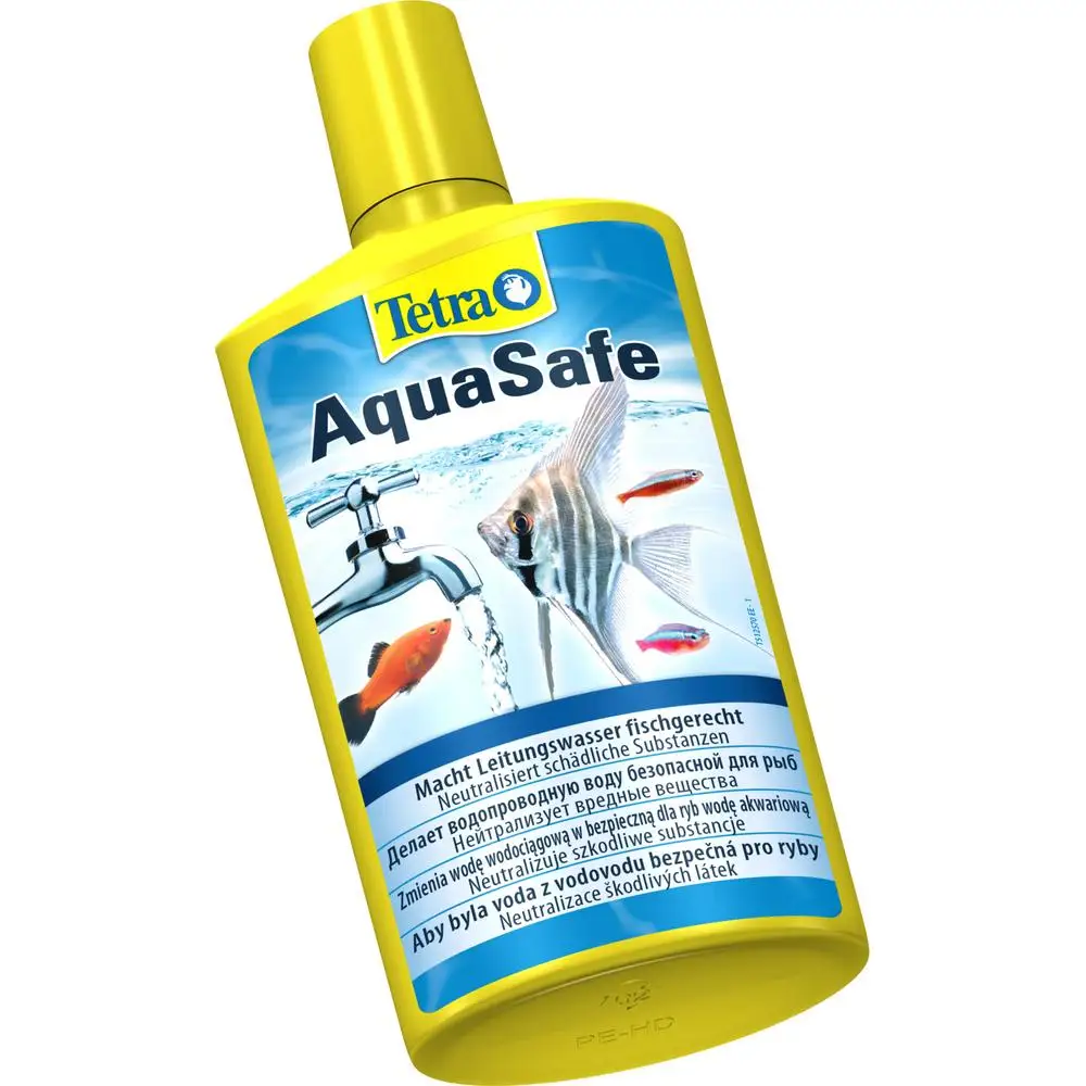 Means for aquarium water Tetra Aquasafe 500 ml Accessories Fishkeeping treatment system tap neutralizer fish protection vitamin B complex beneficial