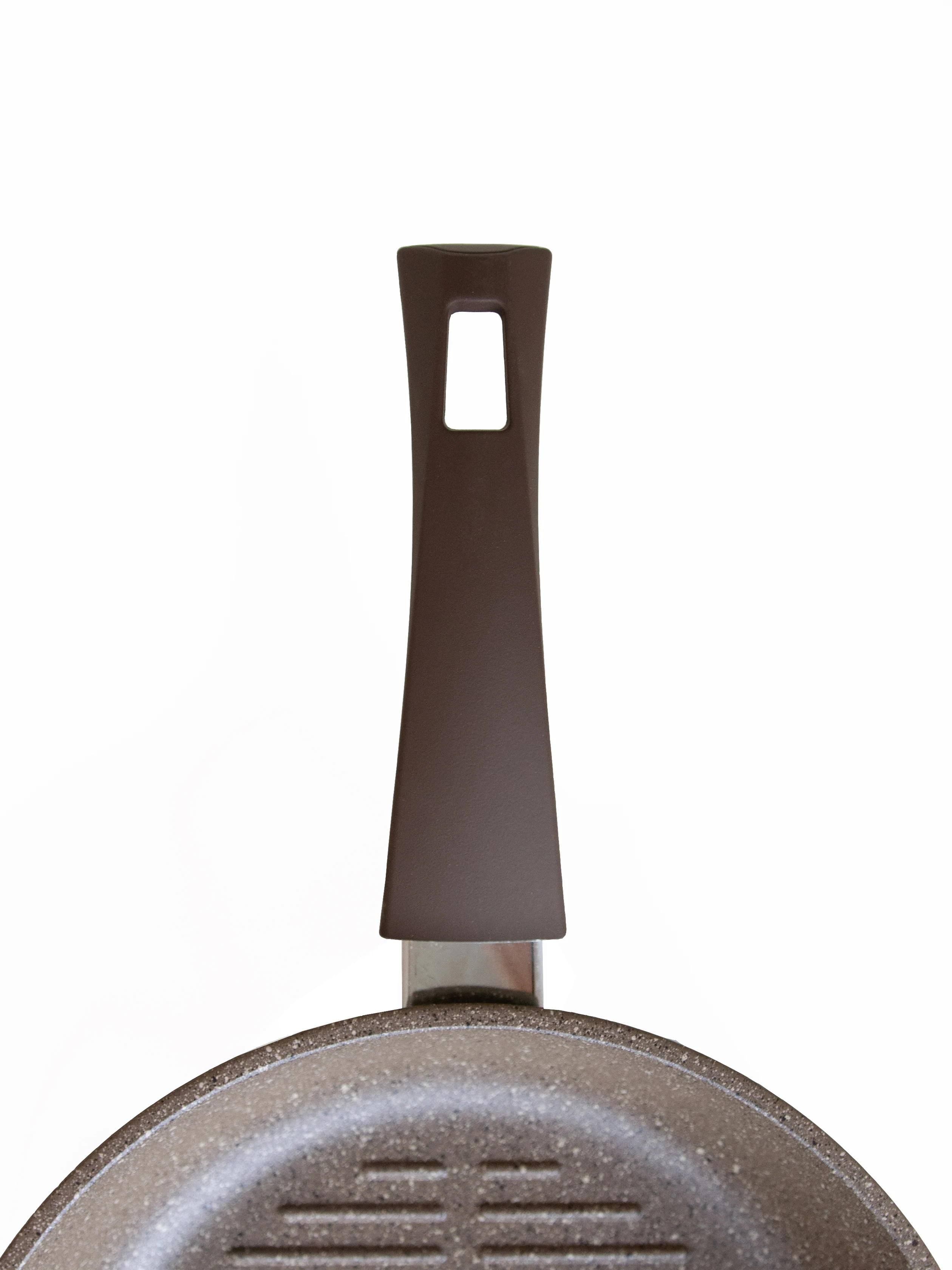 Cast grill frying pan VARI &quotUmelitsa Stone&quot D26cm with non-stick coating bottom thickness 6mm tableware kitchen cookware wok | Дом и