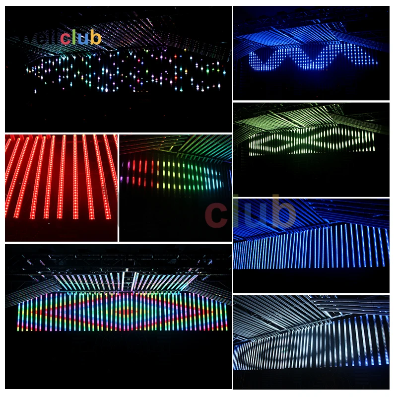 16 шт. с контроллером RGB настенная шайба светодиодная Пиксельная трубка Dmx бар светильник индивидуальное управление пиксельный сценический светильник Dj Бар светильник