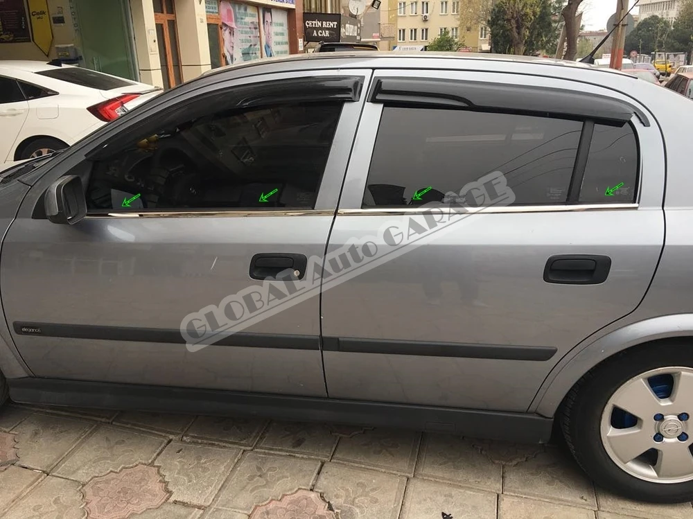 Для Opel Astra G 1998-2004 хромированная оконная формовочная рама Рама автомобильный