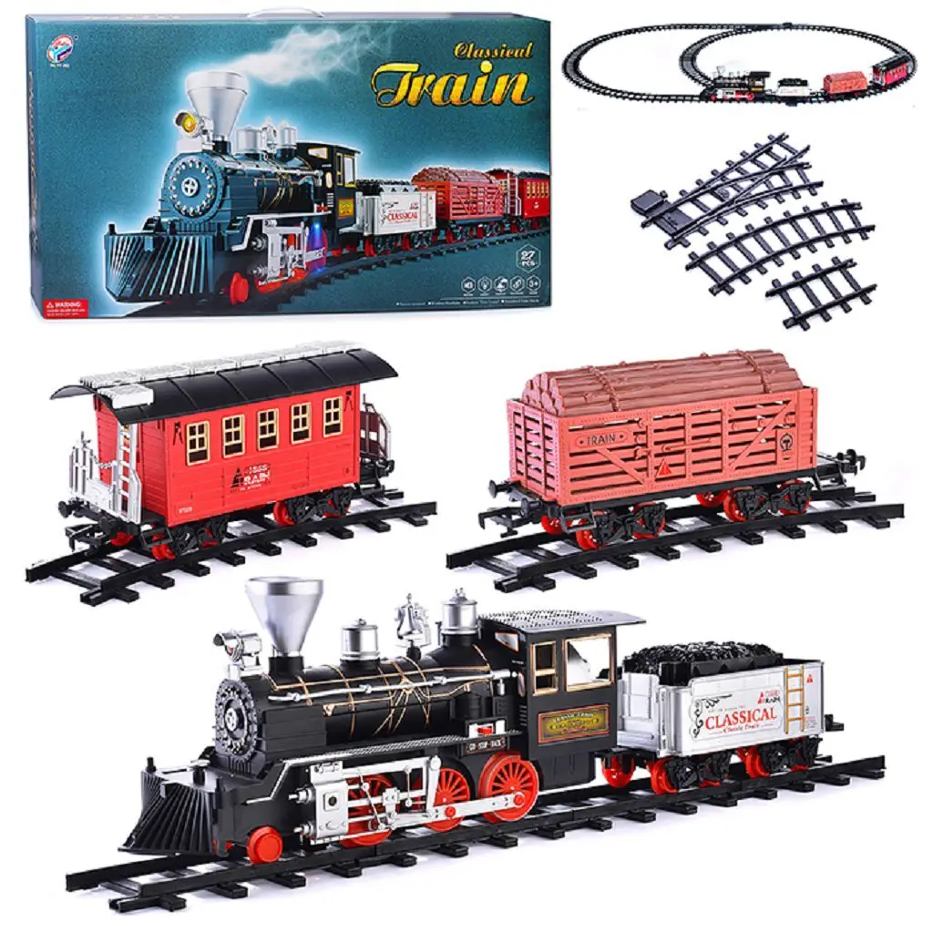 Железная дорога на батарейках в коробке (YY-502) |