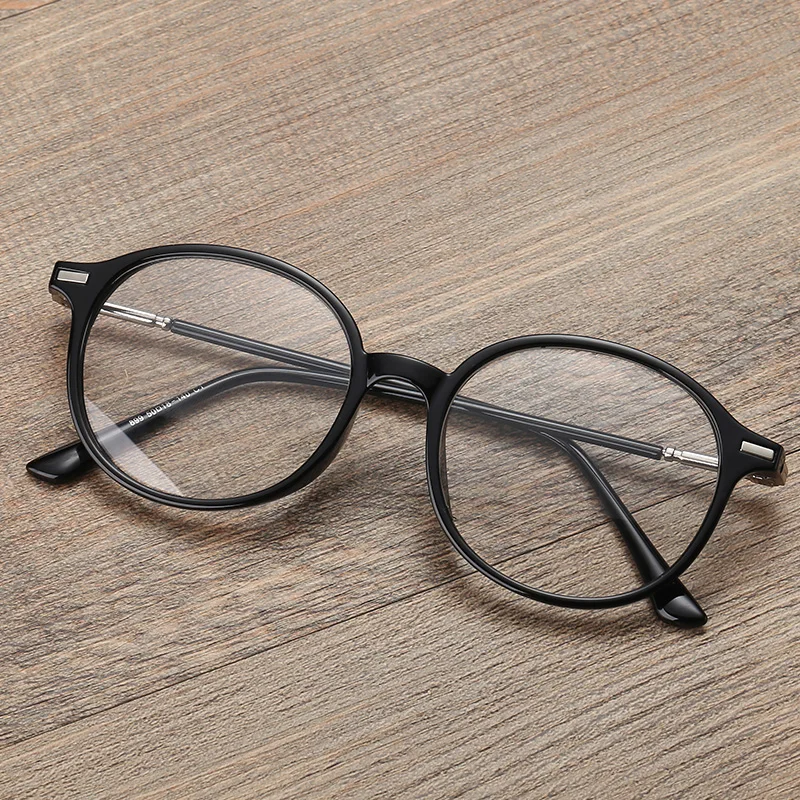 

NatuweCo Vintage Round Glasses Frames Prescription Eyeglasses Myopia Hyperopia Optical Eyewear Unisex 4 Colors Classical Design