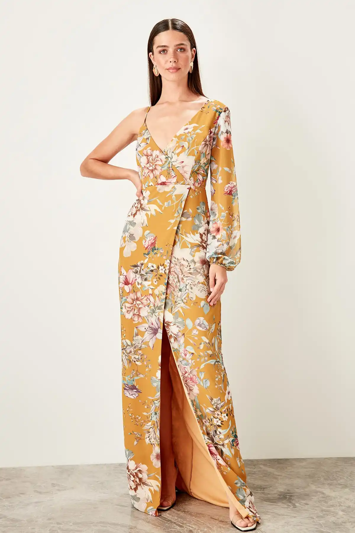 Trendyol УКРАШЕННОЕ ВЕЧЕРНЕЕ ПЛАТЬЕ TPRSS19UT0107|Вечерние платья| |